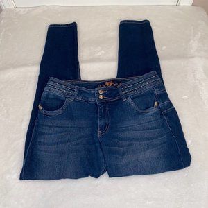 Bella jeans 15 Embellished gold jewels EUC